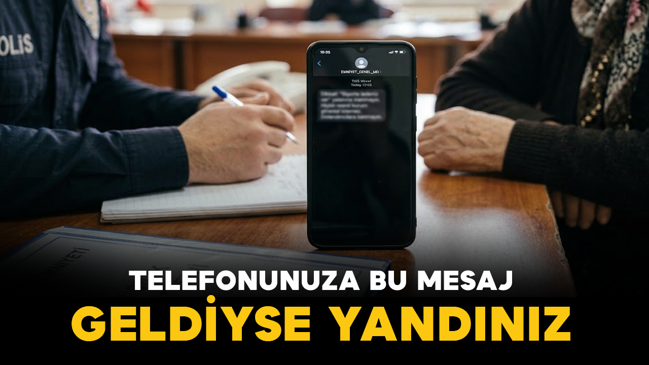 Telefonunuza Bu Mesaj Geldiyse Yandınız