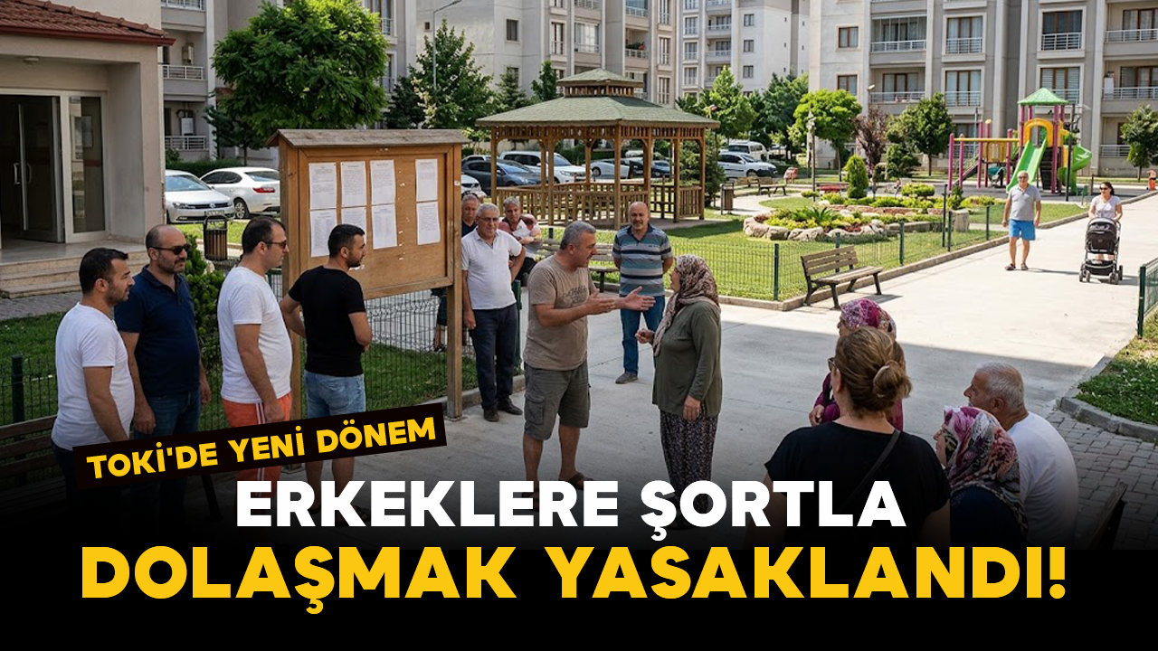Toki'de Yeni Dönem: Erkeklere Şortla Dolaşmak Yasaklandı!