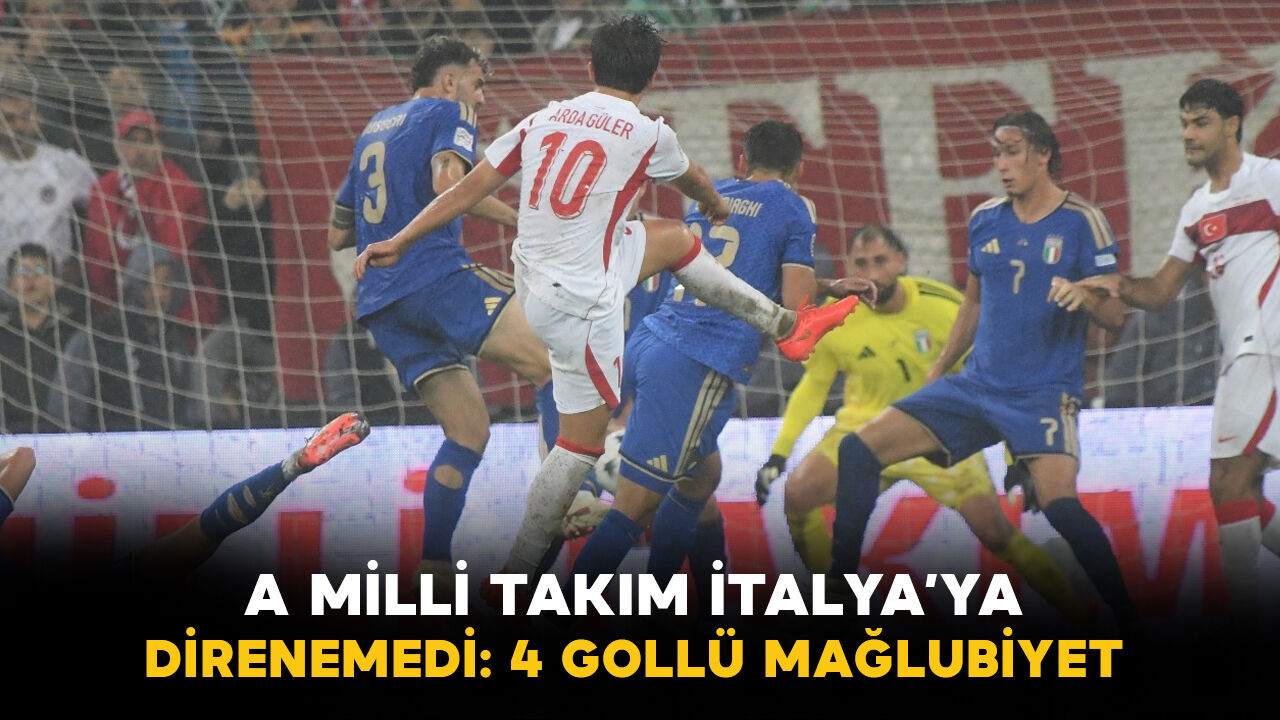 A Milli Takım, İtalya'ya direnemedi