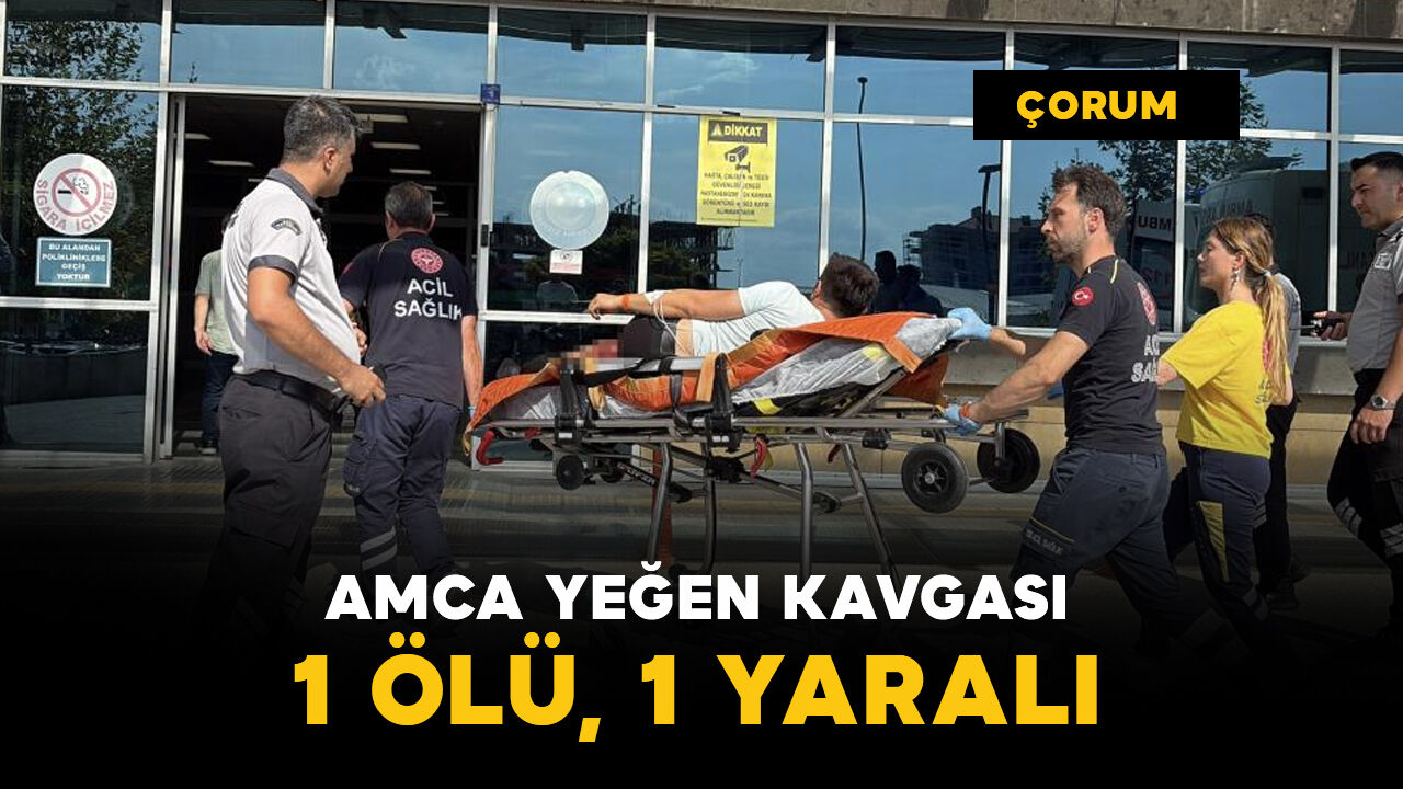 Amca-yeğen kavgasında kan aktı: 1 ölü, 1 yaralı