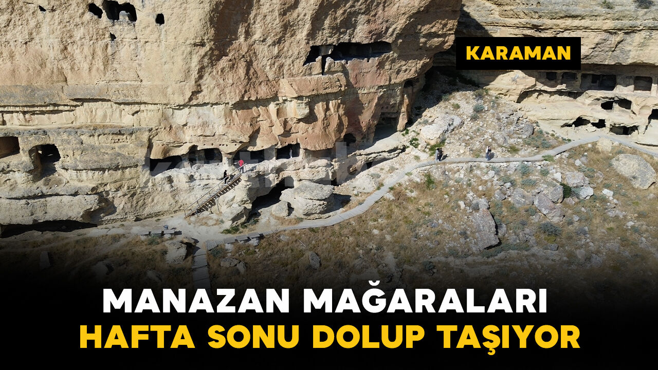 Asırlık Manazan Mağaraları hafta sonu dolup taşıyor