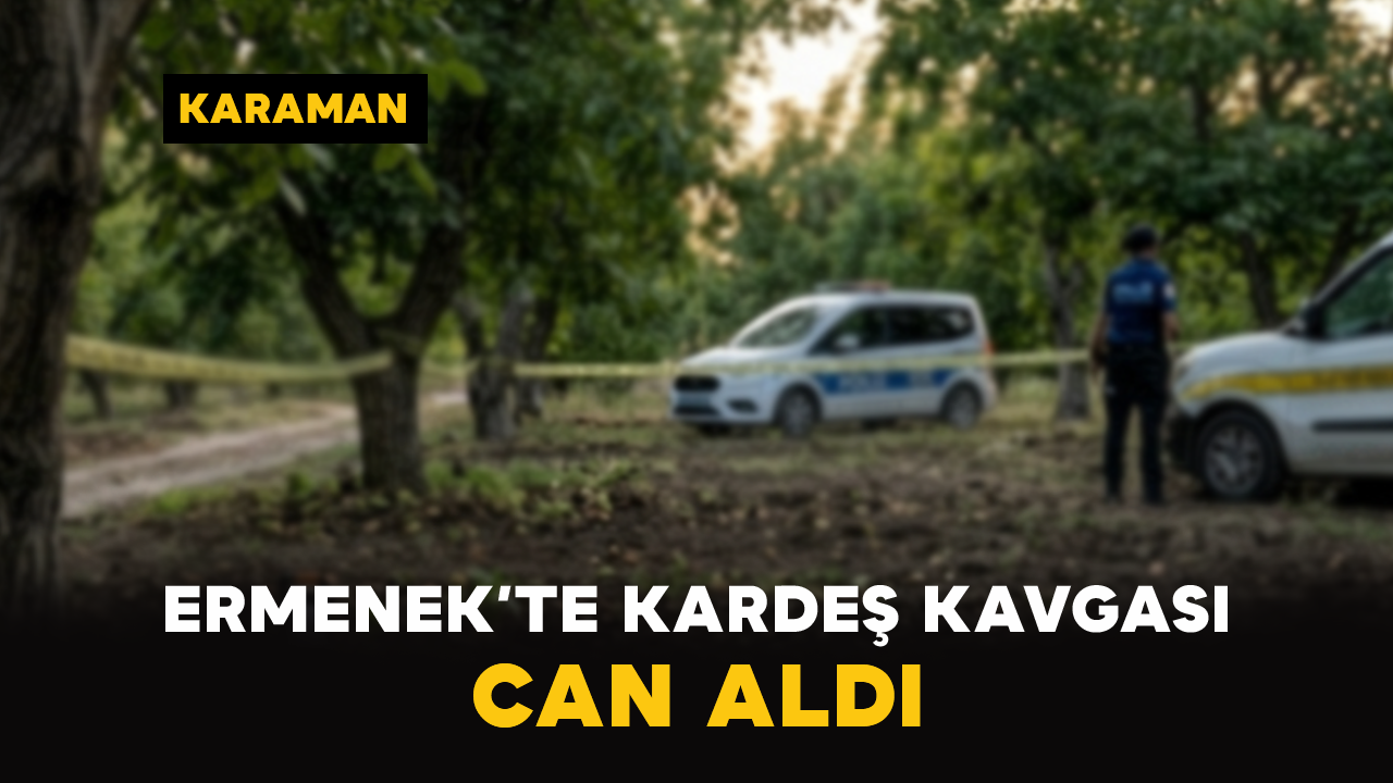 Ermenek’te kardeş kavgası can aldı