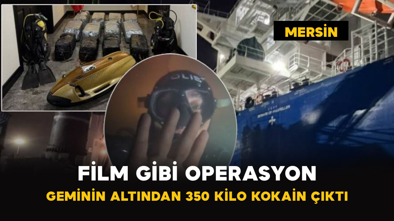 Film Gibi Operasyon: Geminin Altından 350 Kilo Kokain Çıktı