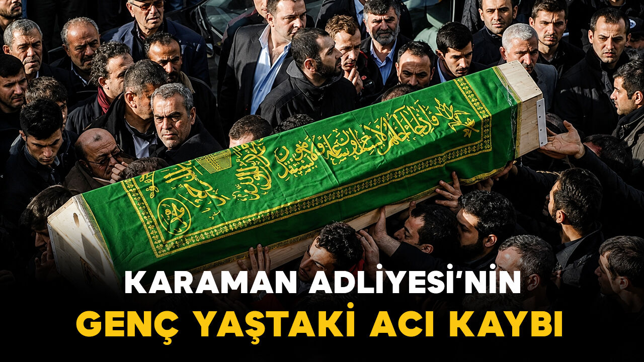 Karaman Adliyesinin acı kaybı