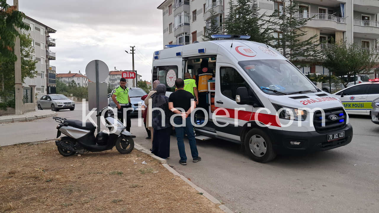 Karamanda 16 Yasindaki Motosikletli Yaralandi0