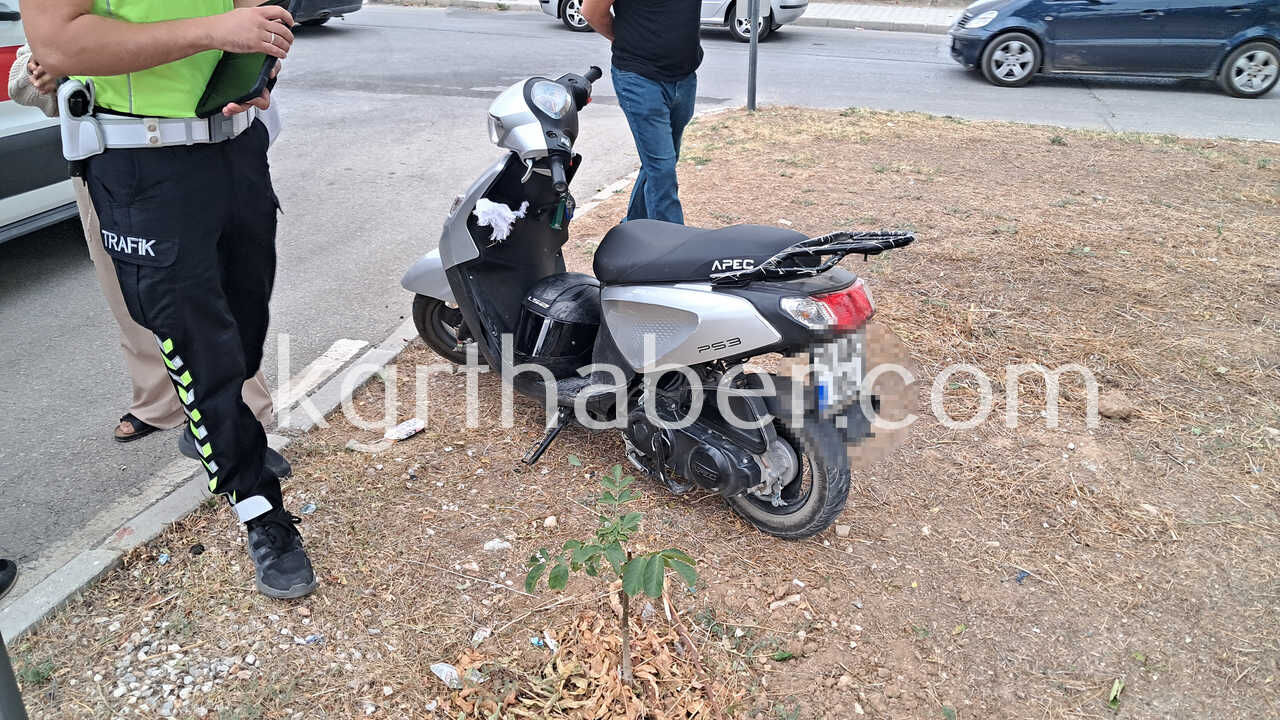 Karamanda 16 Yasindaki Motosikletli Yaralandi2