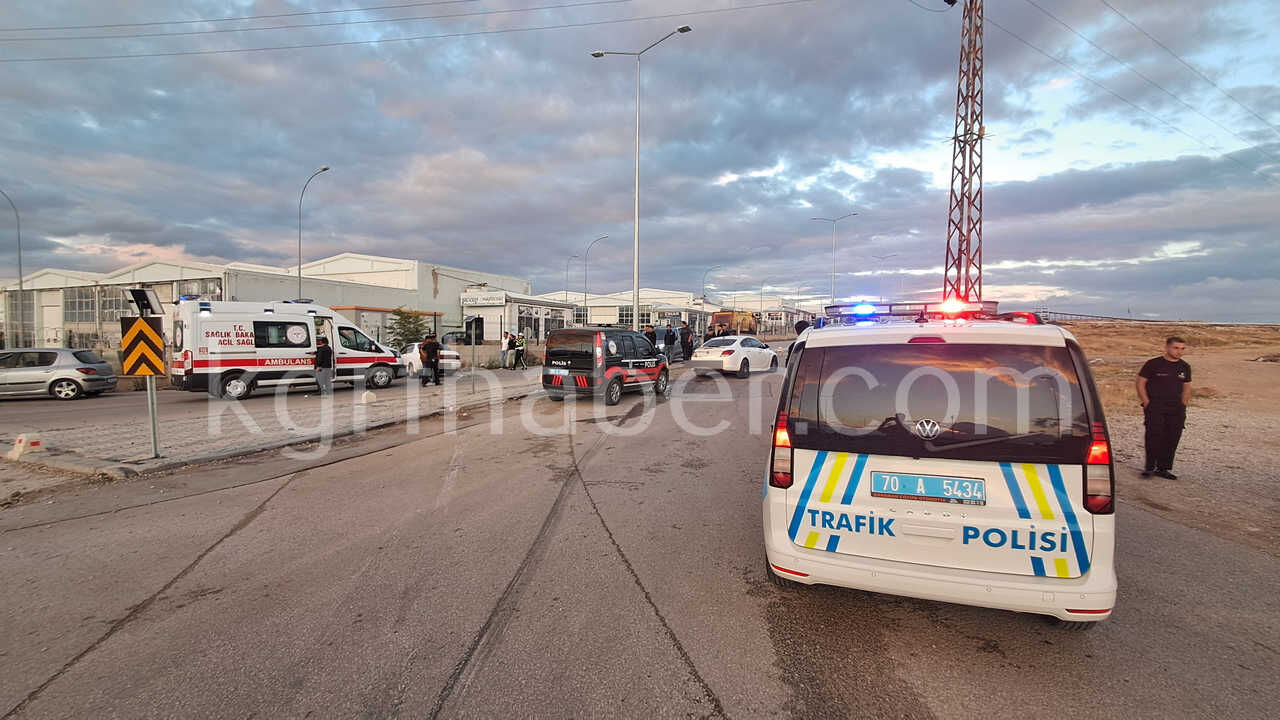 Karamanda 3 Kisinin Yaralandigi Kaza Kamerada5