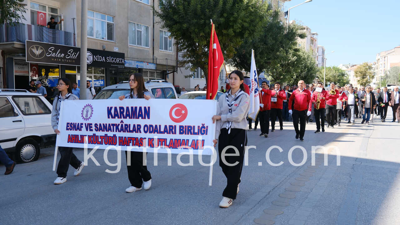 Karamanda 39 Ahilik Haftasi Kutlandi1