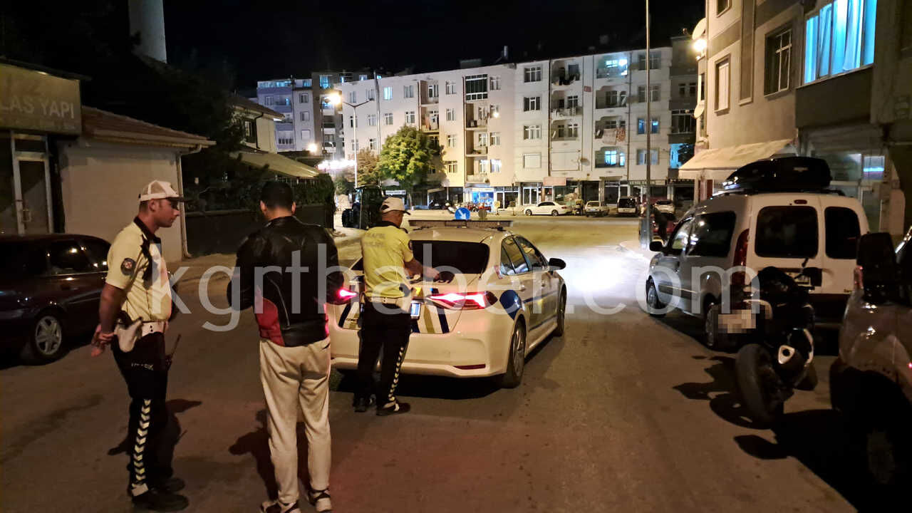 Karamanda Abarti Egzozlu Motosiklet Surucusune Ceza1