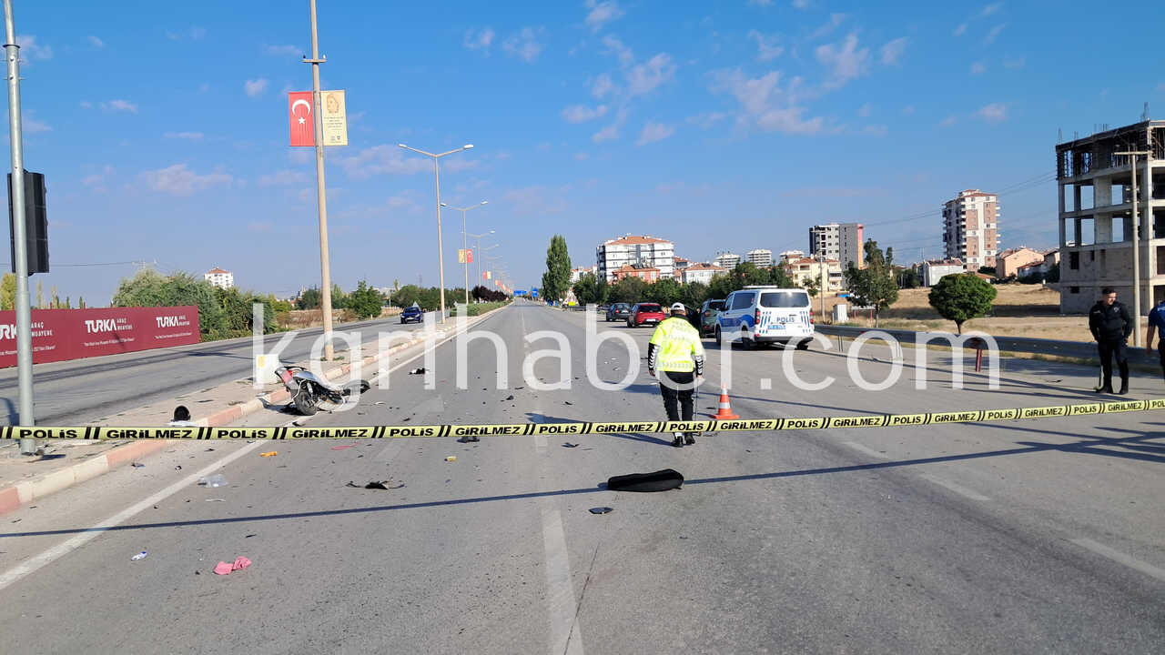 Karaman'da Cip Elektrikli Bisiklete Çarptı 15 Yaşındaki Sürücü Ağır Yaralandı5
