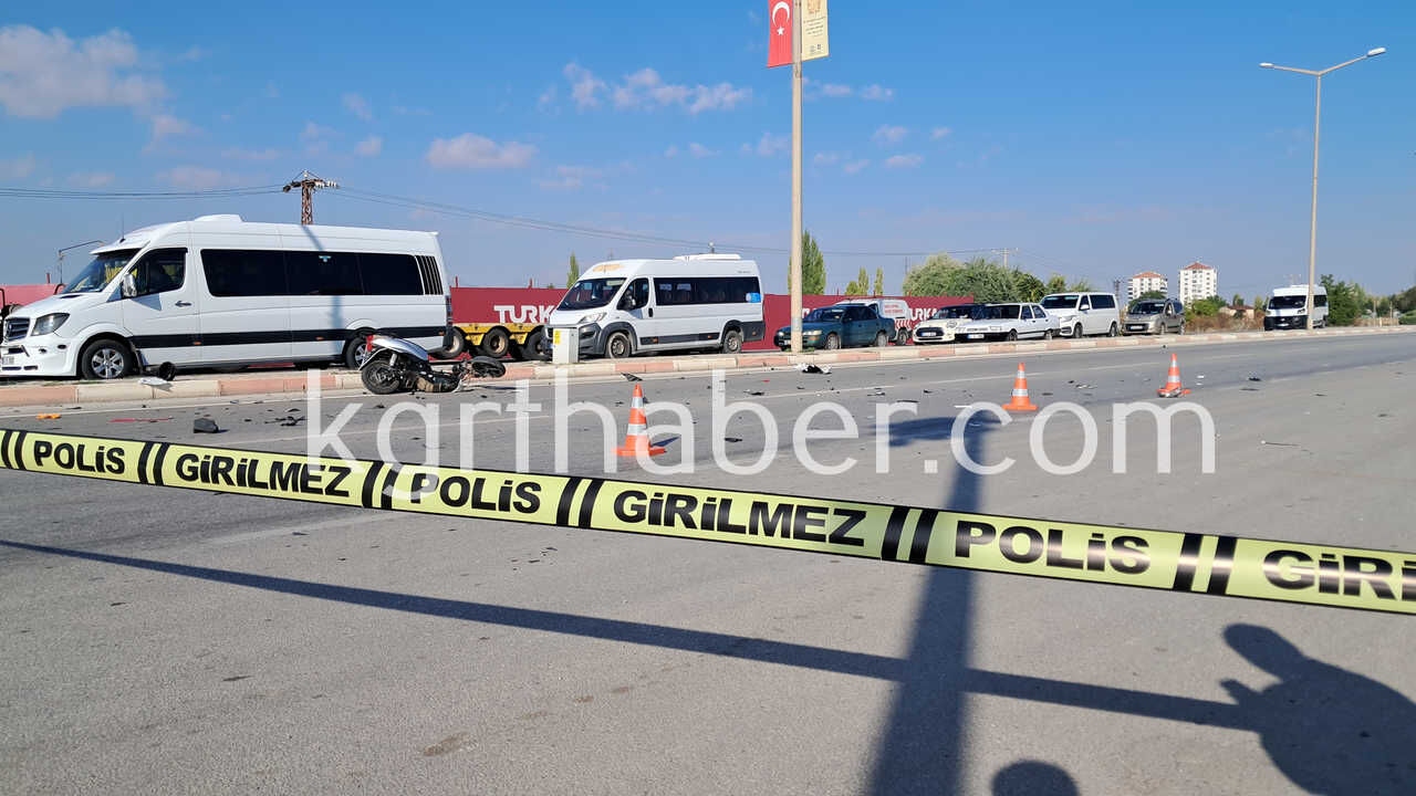 Karaman'da Cip Elektrikli Bisiklete Çarptı 15 Yaşındaki Sürücü Ağır Yaralandı7