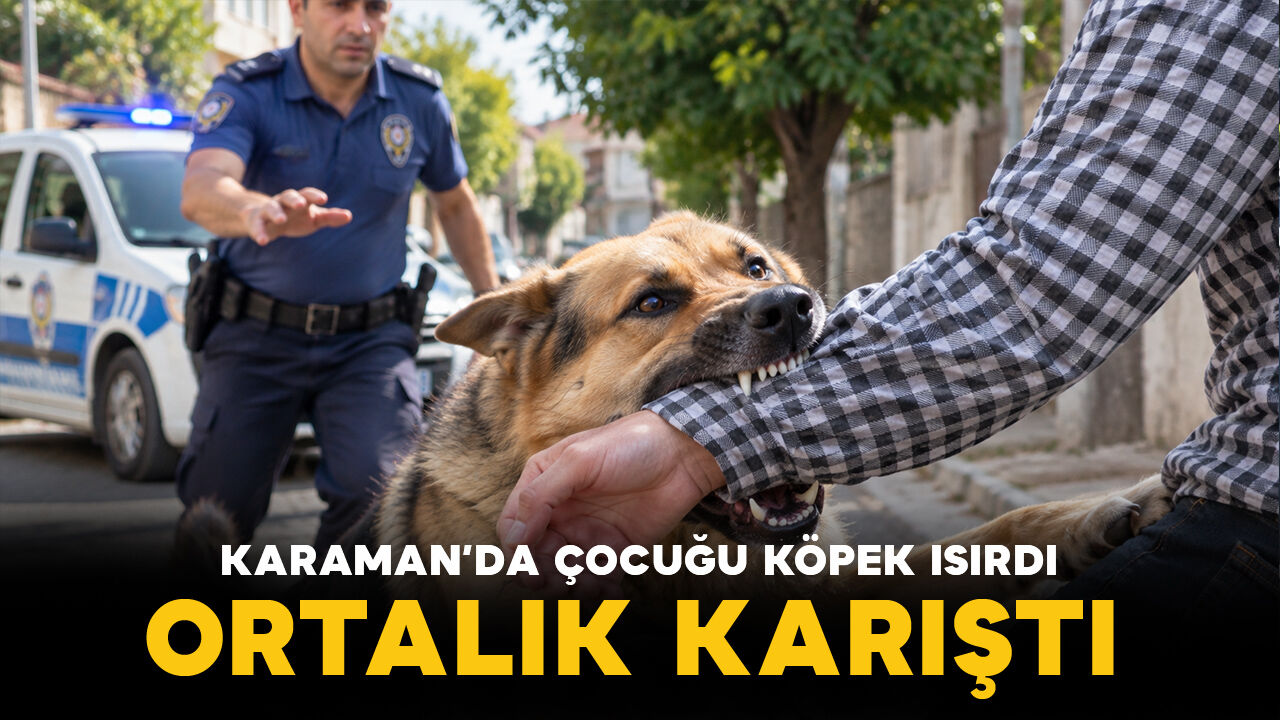 Karaman’da çocuğu ısıran köpek sonrası ortalık karıştı