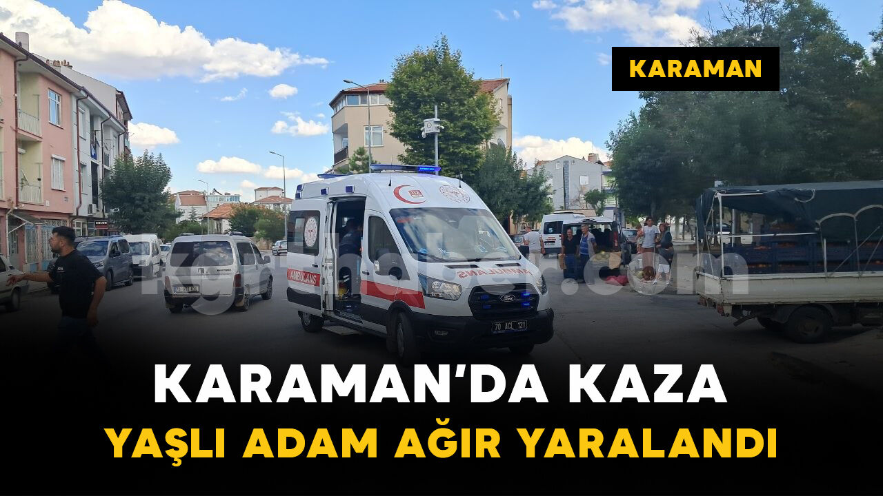 Karaman'da elektrikli bisiklet devrildi: 1 ağır yaralı