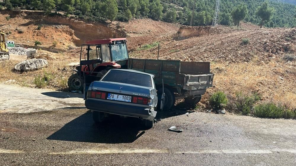 Karamanda Feci Kaza 3 Kisi Yaralandi1