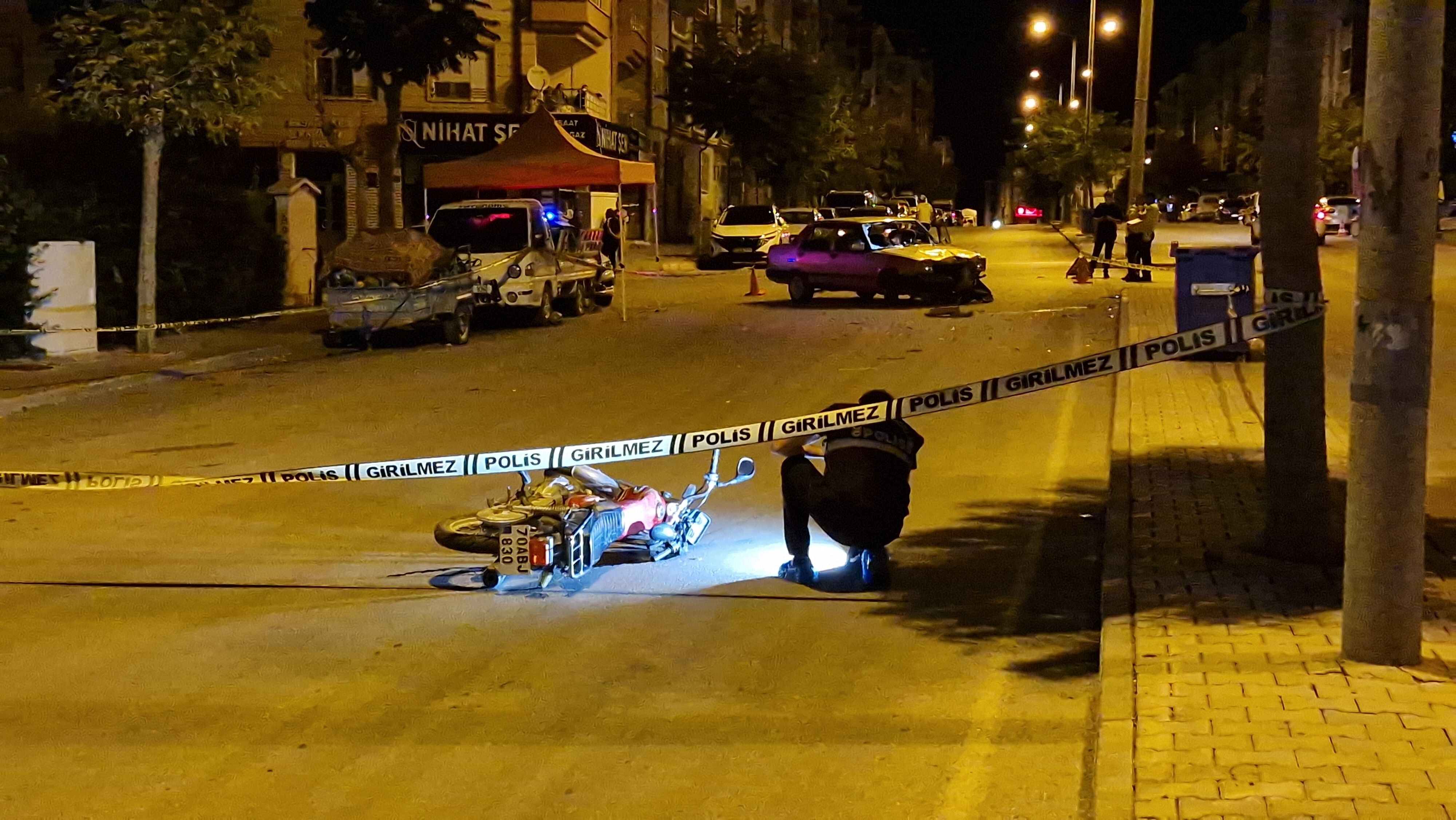 Karamanda Feci Kaza Motosiklet Surucusu Hayatini Kaybetti (8)