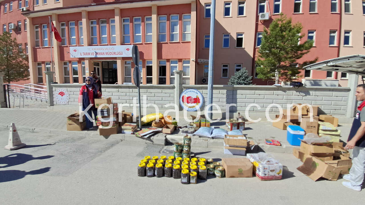 Karamanda Gida Guvenligi 1 Operasyonu Yuzlerce Kilo Ve Litre Urun Ele Gecirildi4