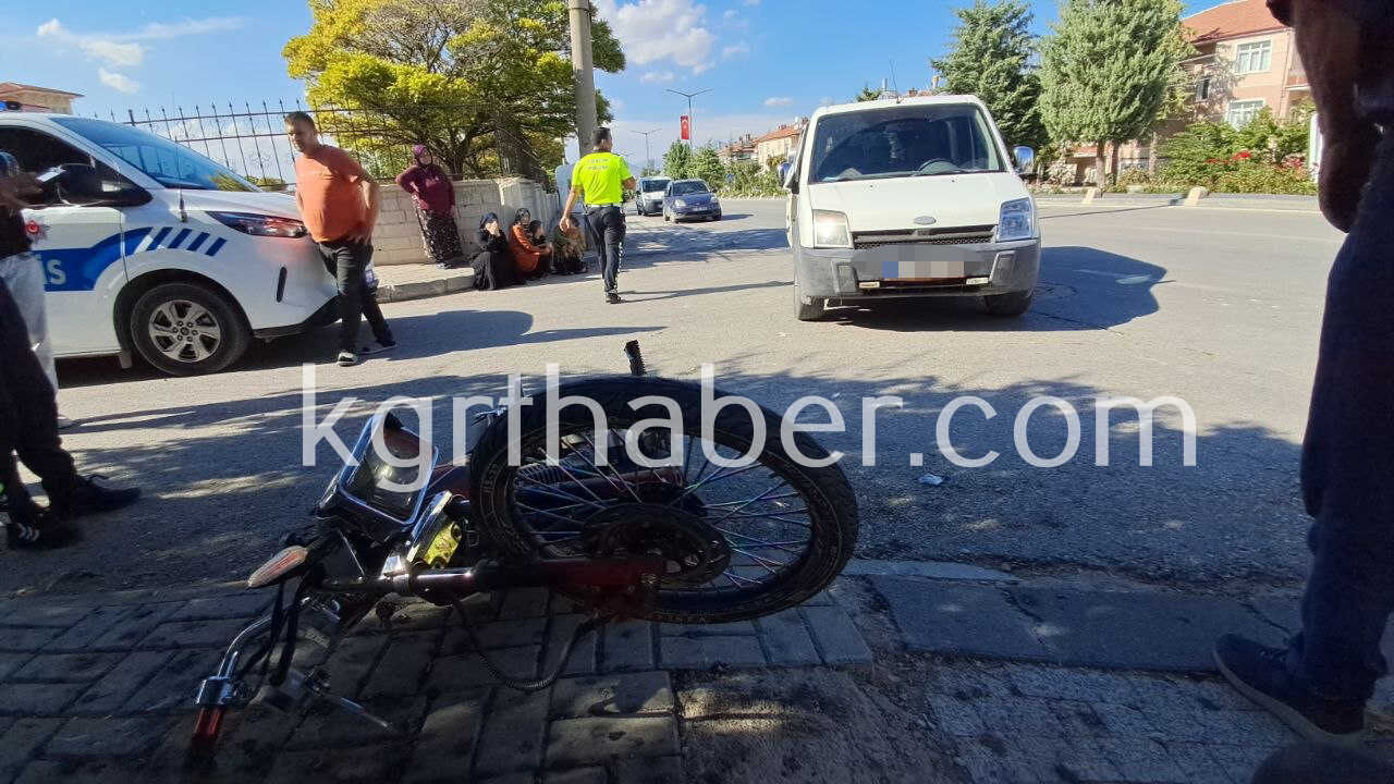 Karamanda Hafif Ticari Aracla Motosiklet Carpisti 1 Lise Ogrencisi1