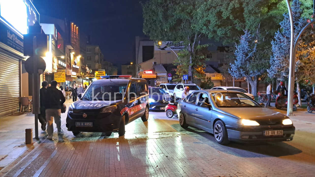 Karamanda Kalabalik Grubun Sokak Ortasindaki Kavgasi Kamerada 6 Yarali1