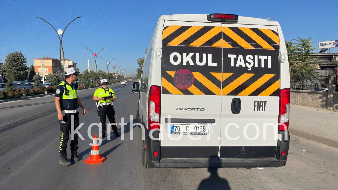 Karamanda Okul Servislerine Siki Denetim0
