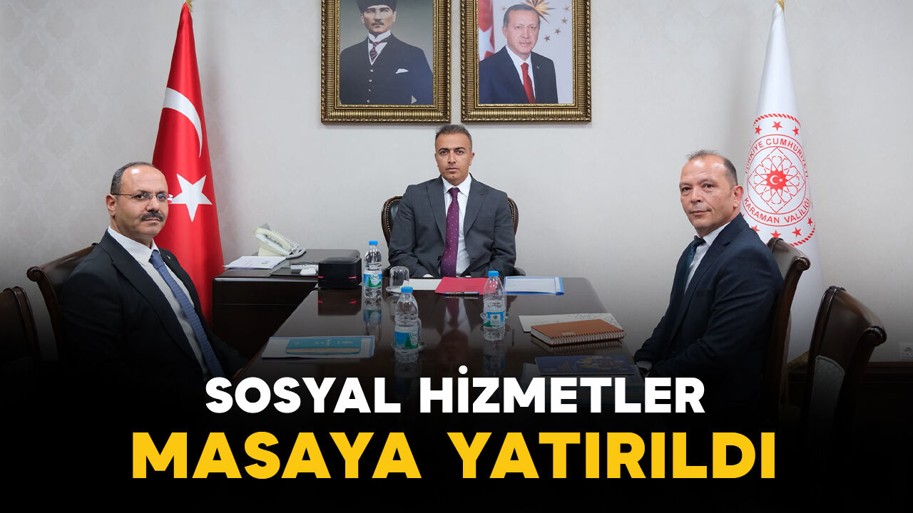 Karaman'da sosyal hizmetler ve yardım faaliyetleri masaya yatırıldı