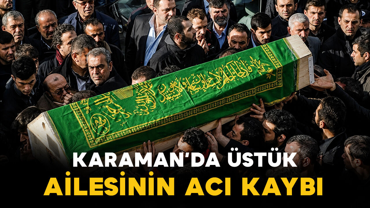 Karaman'da Üstük ailesinin acı kaybı