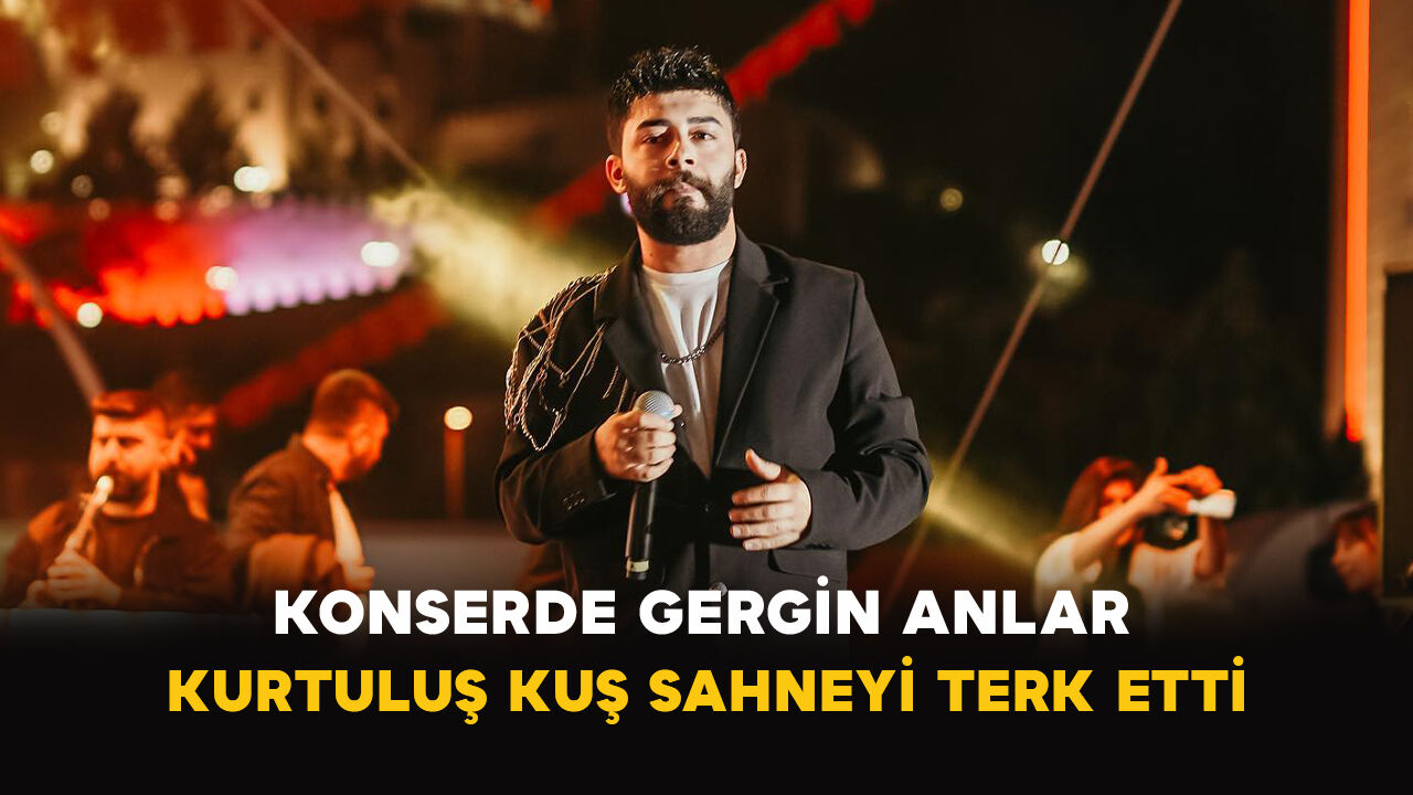 Konserde Gergin Anlar: Kurtuluş Kuş Sahneyi Terk Etti