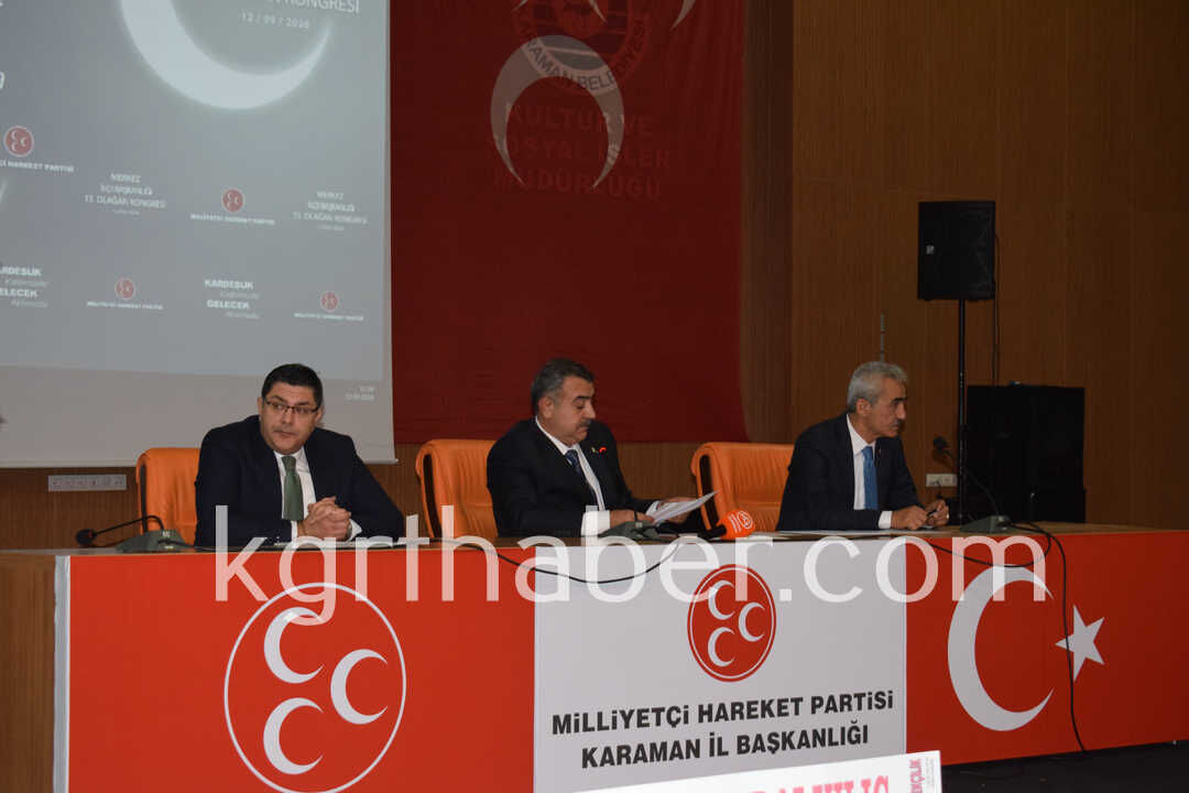 Mhp Karamanda Yeni Donem Il Baskanligina Ramazan Erkabaktepe Secildi9