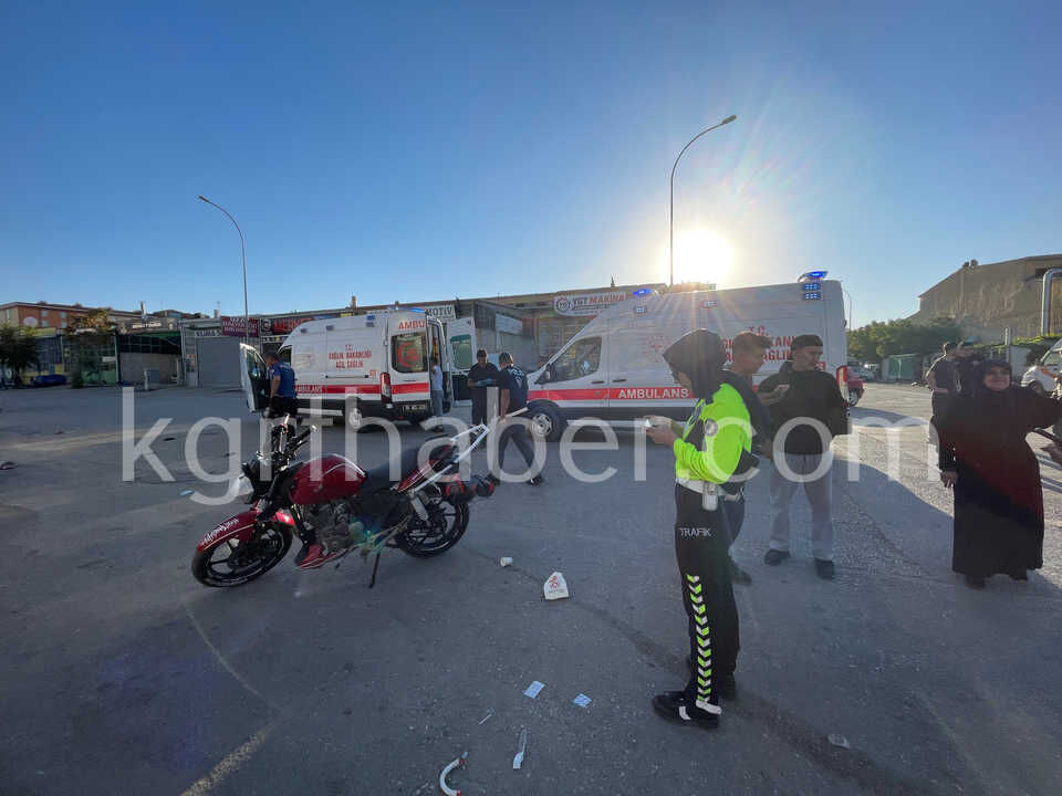 Sanayide Iki Motosiklet Boyle Carpisti 1I Agir 3 Yarali1