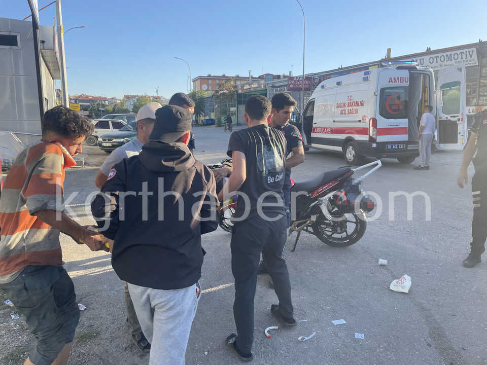 Sanayide Iki Motosiklet Boyle Carpisti 1I Agir 3 Yarali9