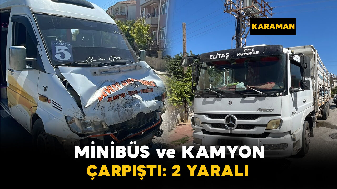 Yakıt yola boşaldı yürekler ağza geldi... Kazada 2 yaralı