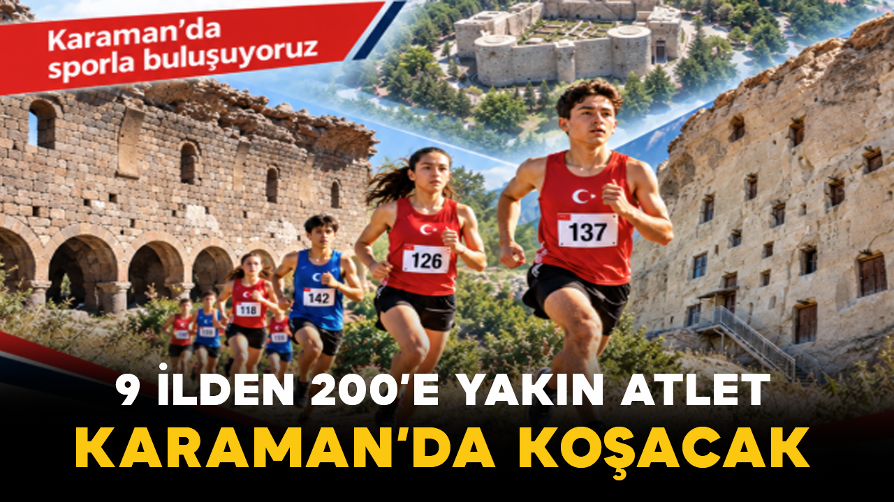 9 İlden 200’e Yakın Atlet Karaman’da Koşacak