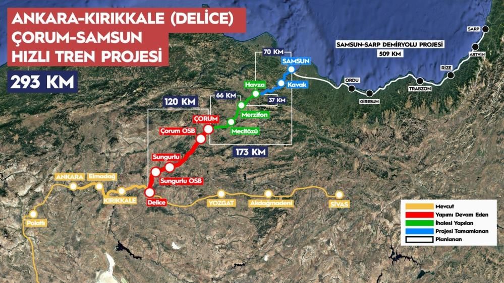 Hizli Tren Karadenize Uzanacak Ankara Samsun Arasi 25 Saate Dusecek2