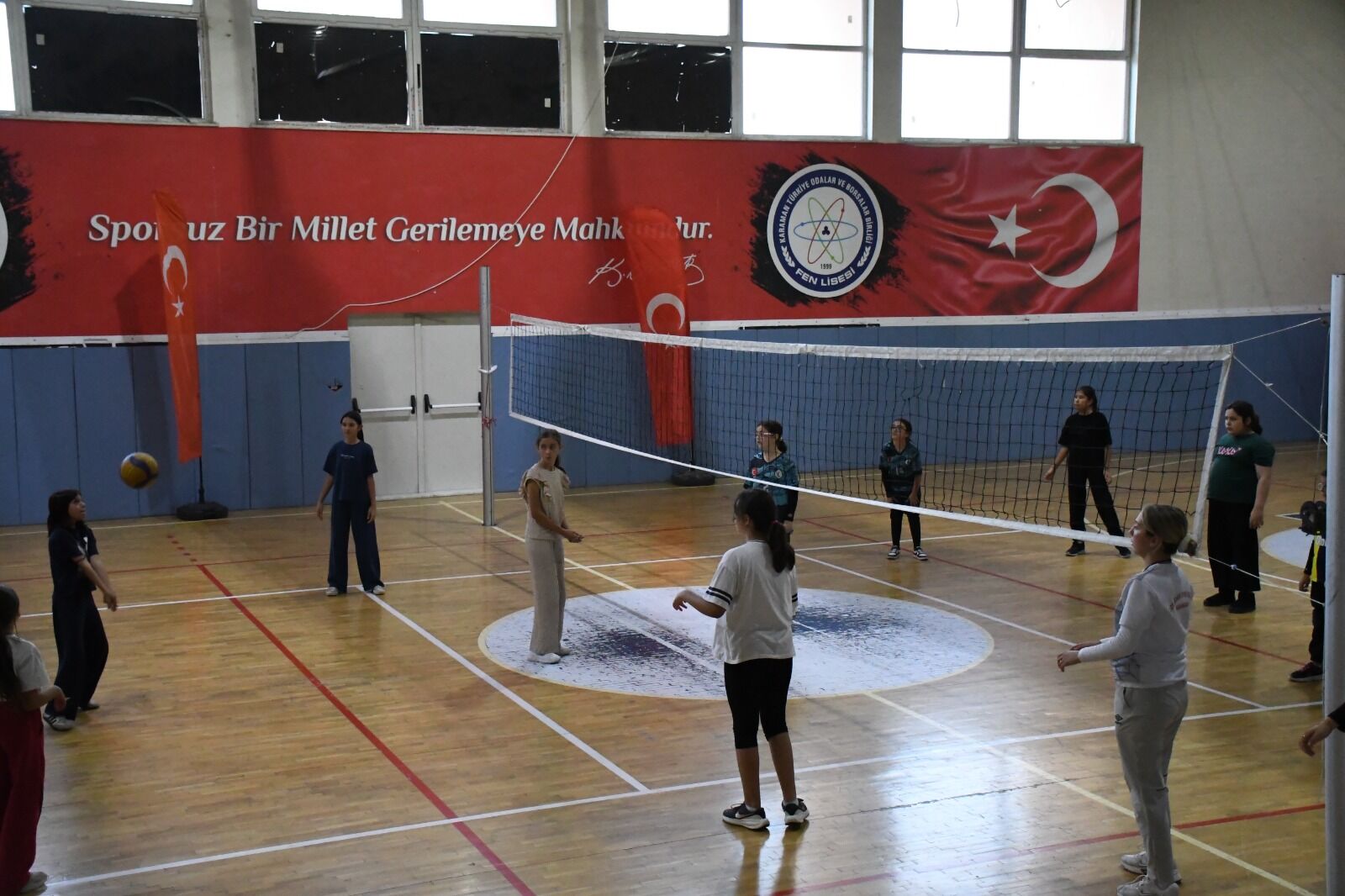 Karaman Il Ozel Idaresinin Ucretsiz Voleybol Kursuna Yogun Ilgi Secmeler Tamamlandi (2)