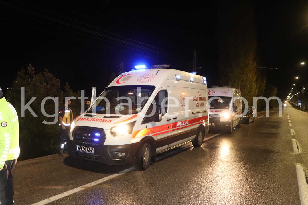 Karamanda Carpisan Otomobillerden Biri Bahceye Uctu 4 Yarali2