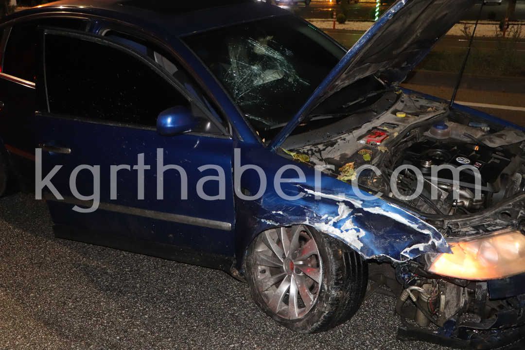 Karamanda Carpisan Otomobillerden Biri Bahceye Uctu 4 Yarali8
