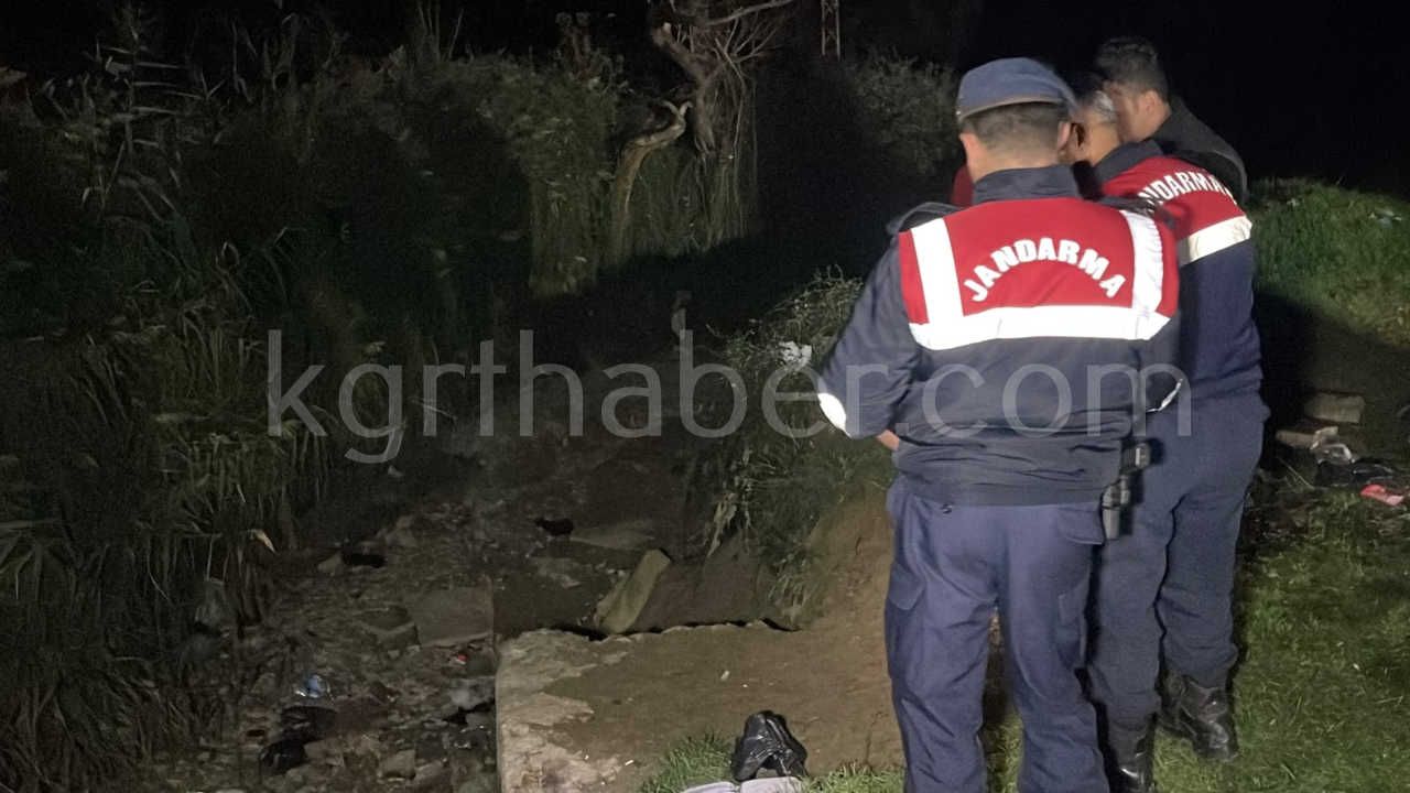 Karamanda Dere Yatagina Dusen Sahis Agir Yaralandi7