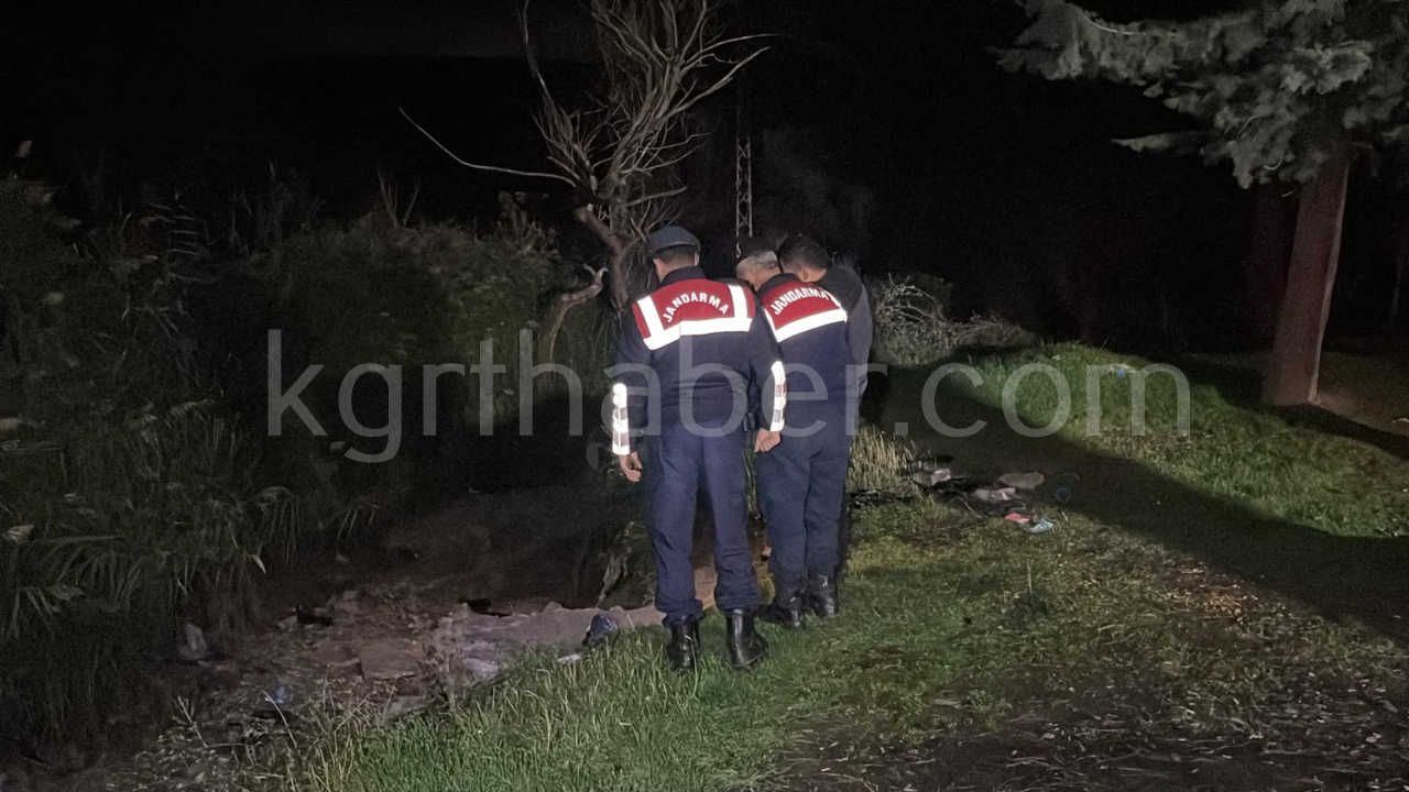Karamanda Dere Yatagina Dusen Sahis Agir Yaralandi8