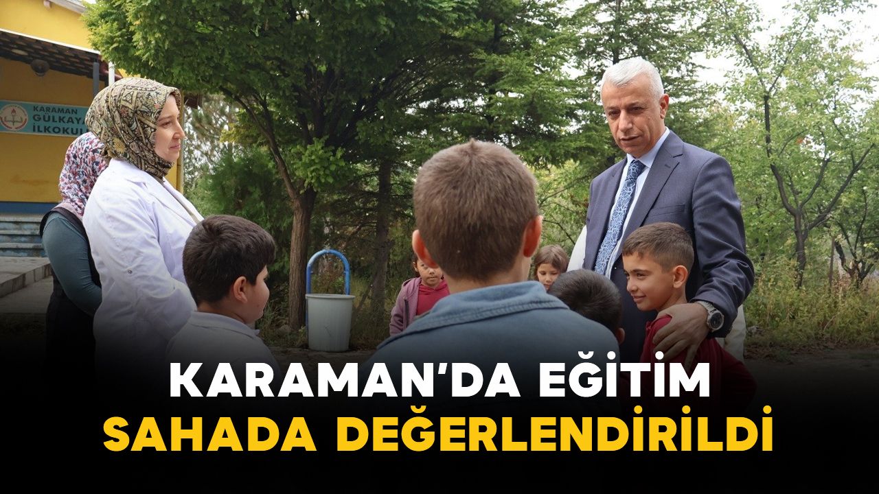 Karaman’da eğitim sahada değerlendirildi