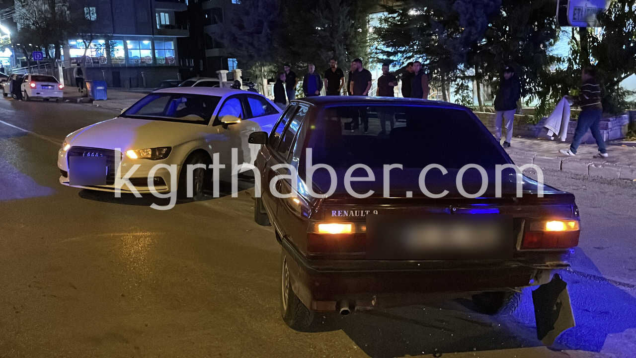 Karamanda Kaza Ustune Kazada 2 Kisi Yaralandi O Anlar Kamerada8