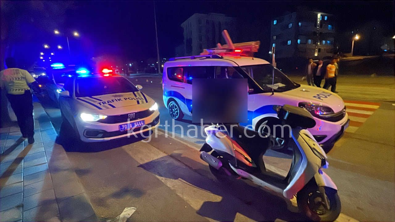 Karamanda Motosiklet Kazasi Sonrasi Tartisma Cikti 1 Yarali2
