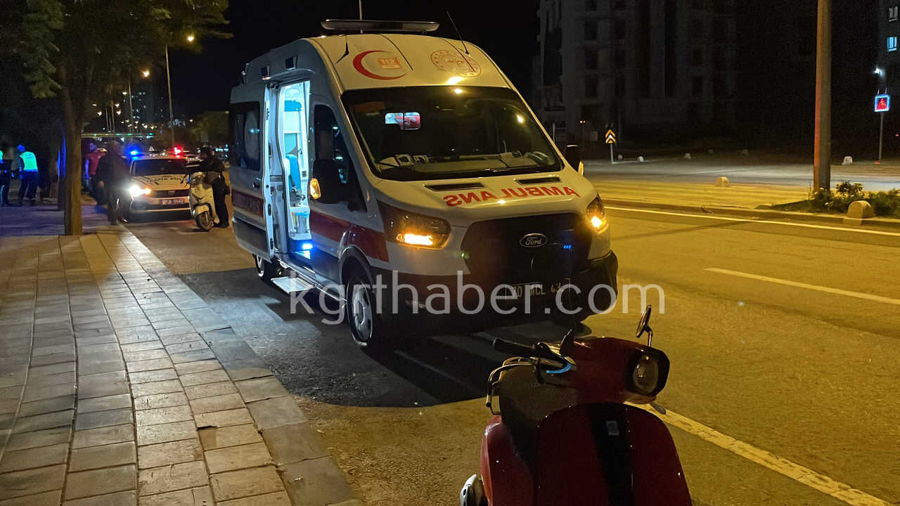 Karamanda Motosiklet Kazasi Sonrasi Tartisma Cikti 1 Yarali6
