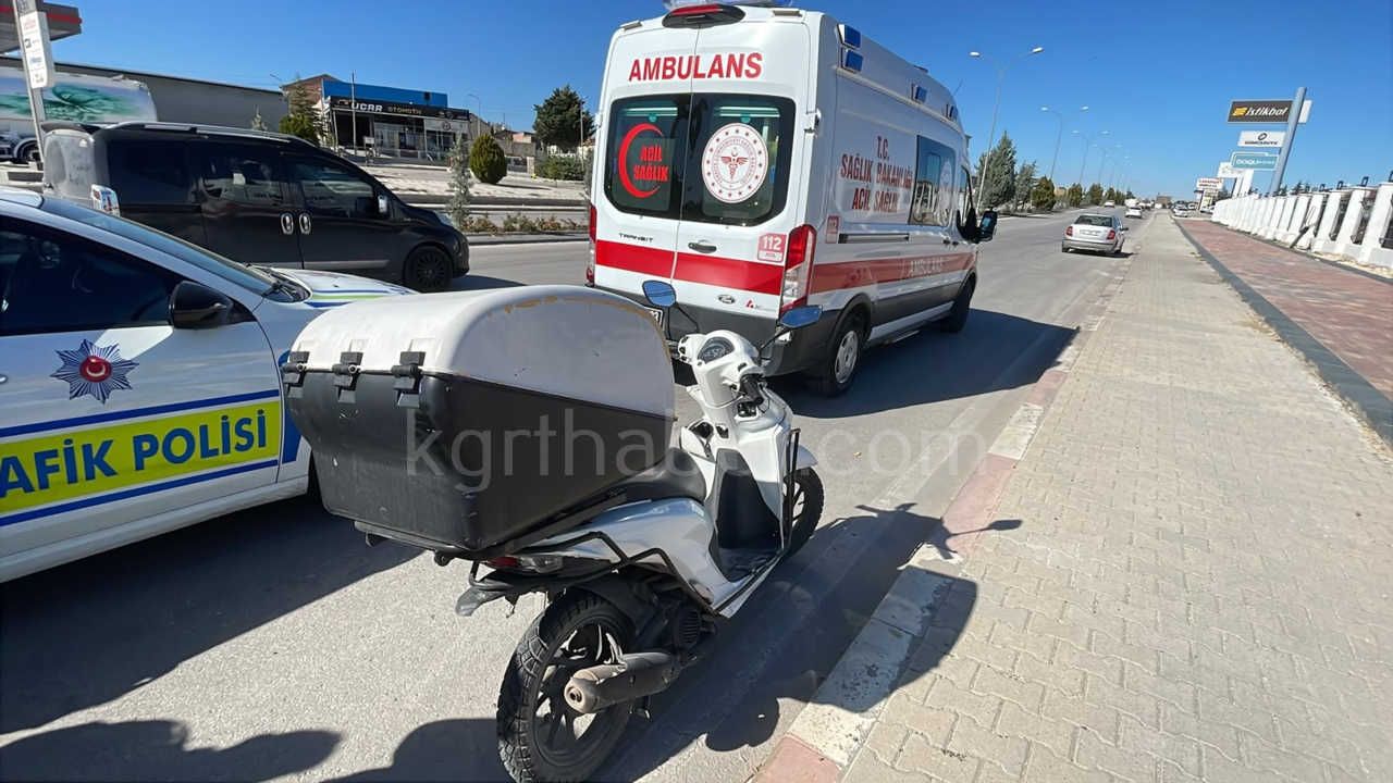 Karamanda Otomobil Motokuryeye Arkadan Carpti 1 Yarali3