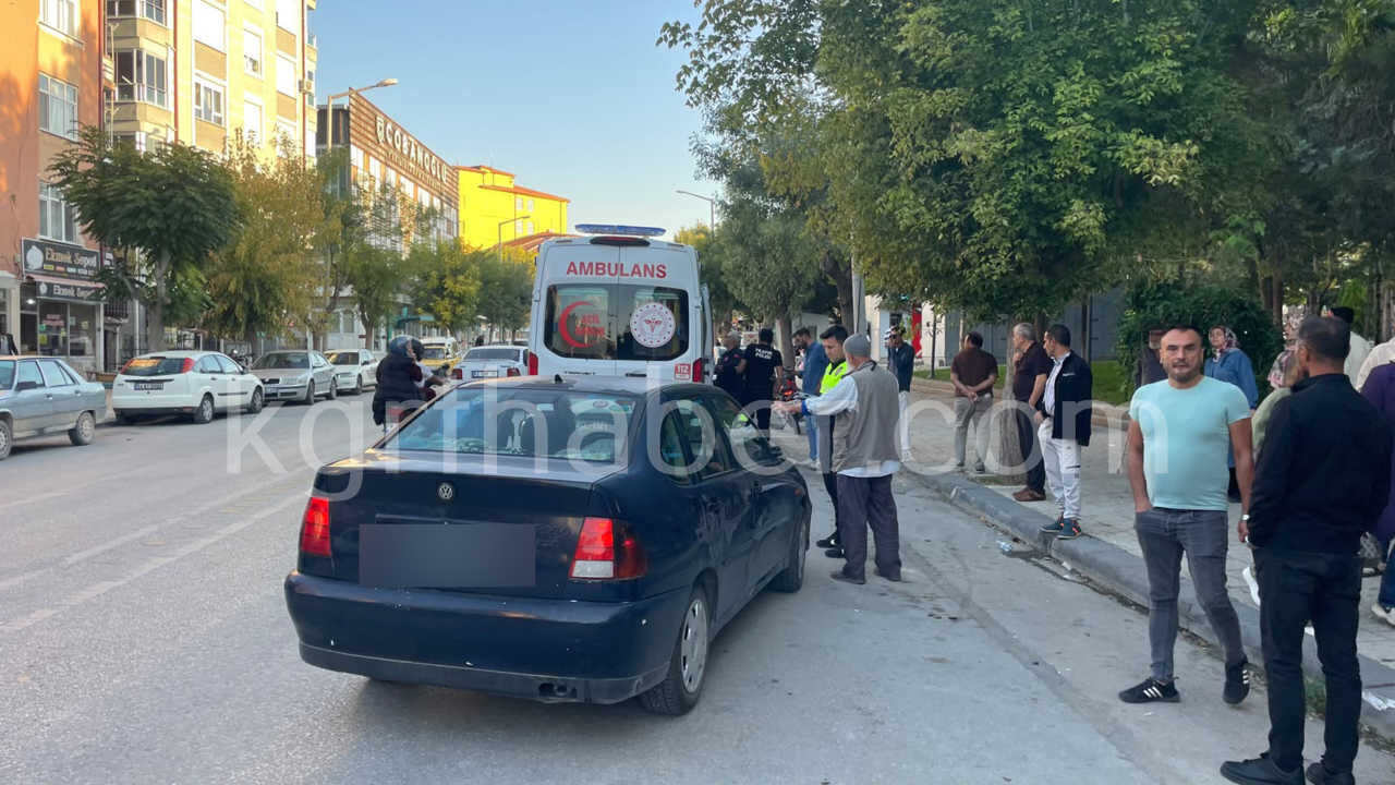 Karamanda Otomobille Motosiklet Carpisti 1 Kisi Yarali4