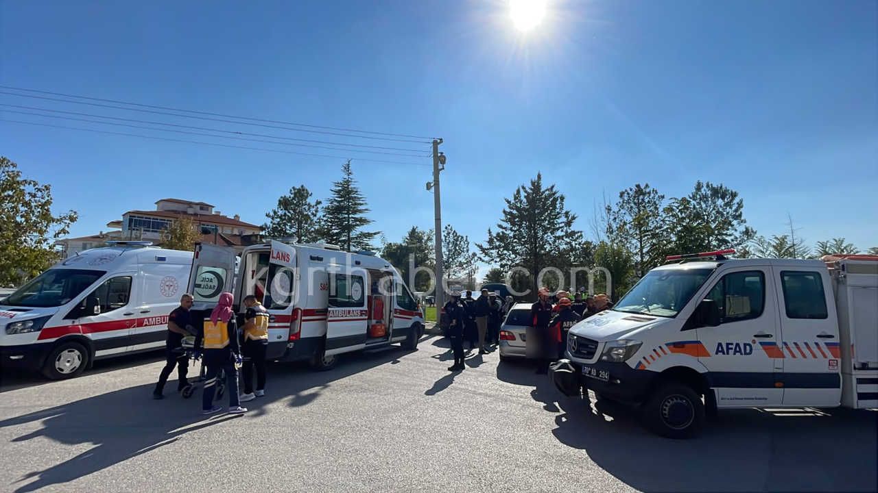 Karamanda Sikismali Trafik Kazasi 3 Yarali11
