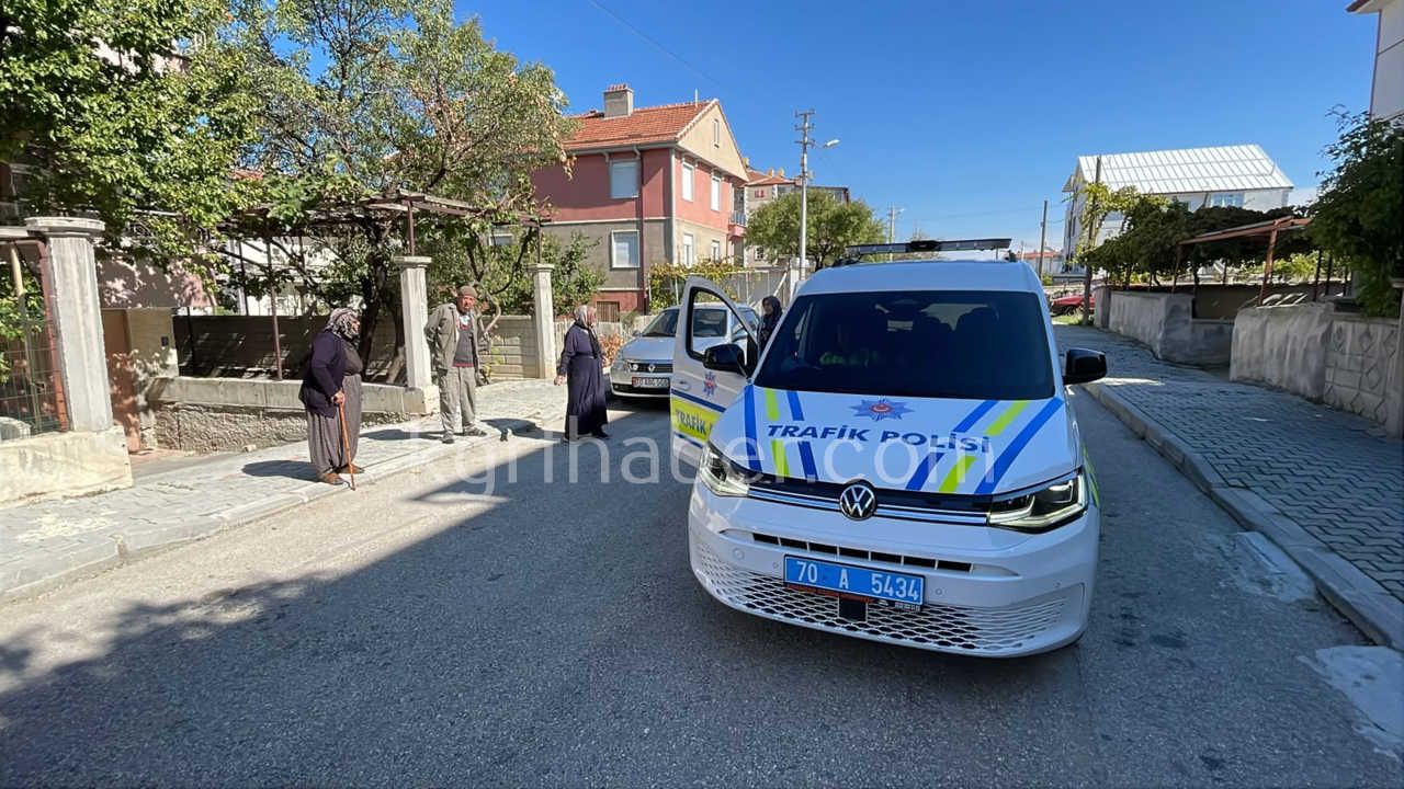 Karamanda Talihsiz Kaza Bisikletten Dusen 1 Kadin Yaralandi1