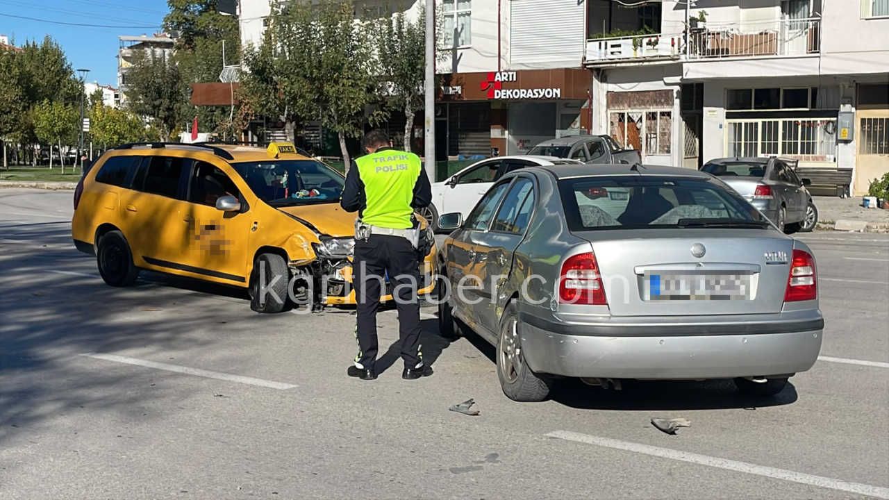 Karamanda Ticari Taksi Ile Otomobil Carpisti 1 Yarali1