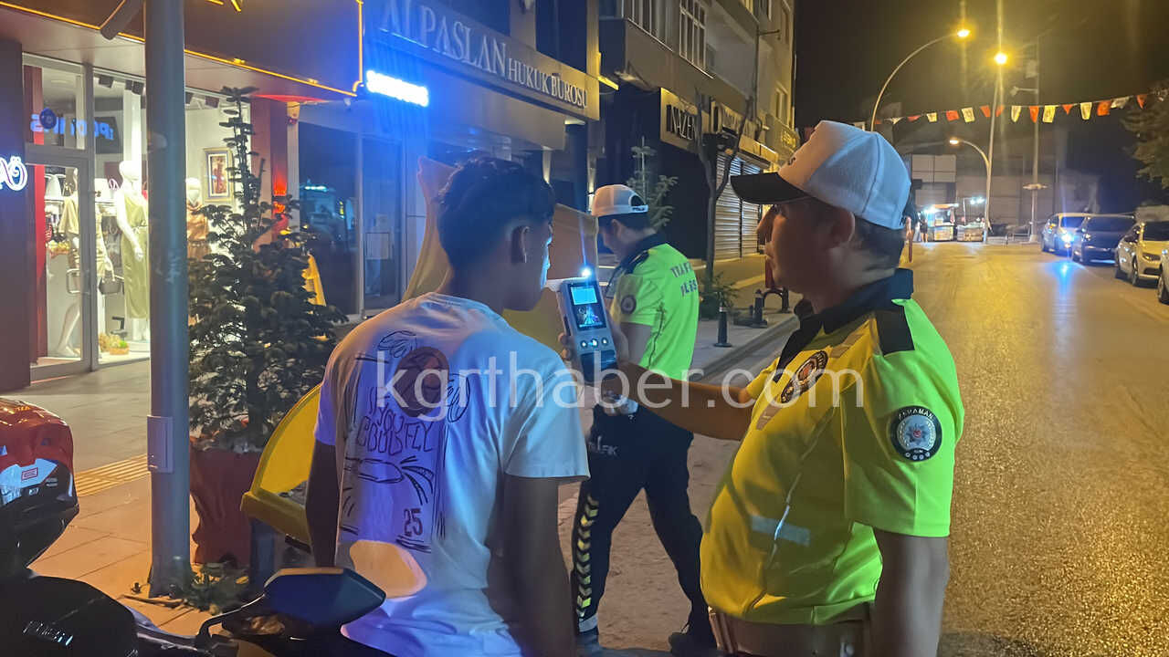 Karamanda Trafik Ekiplerinden Alkol Denetimleri2