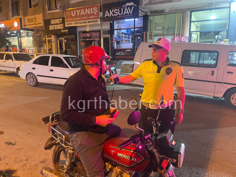Karamanda Trafik Ekiplerinden Alkol Denetimleri3