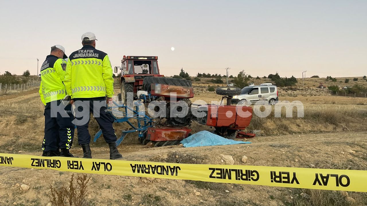 Karamanda Traktorun Altinda Kalan Surucu Hayatini Kaybetti1