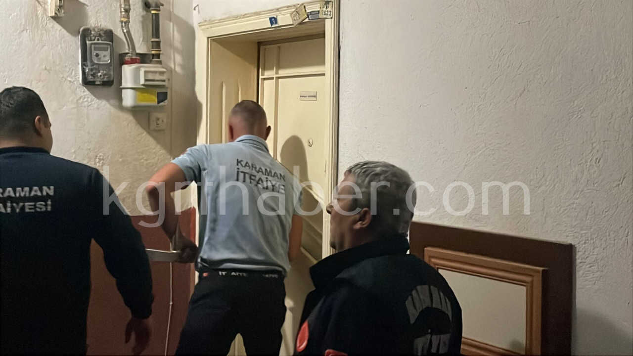 Karamanda Tum Ekipler Harekete Gecti Kapiyi Kirarak Iceri Girdiler1